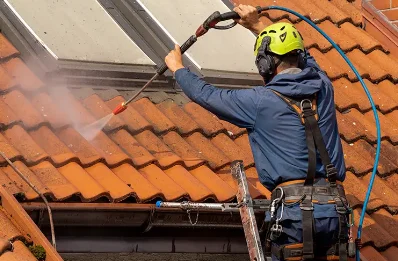Démoussage et hydrofuge de toiture à Crillon